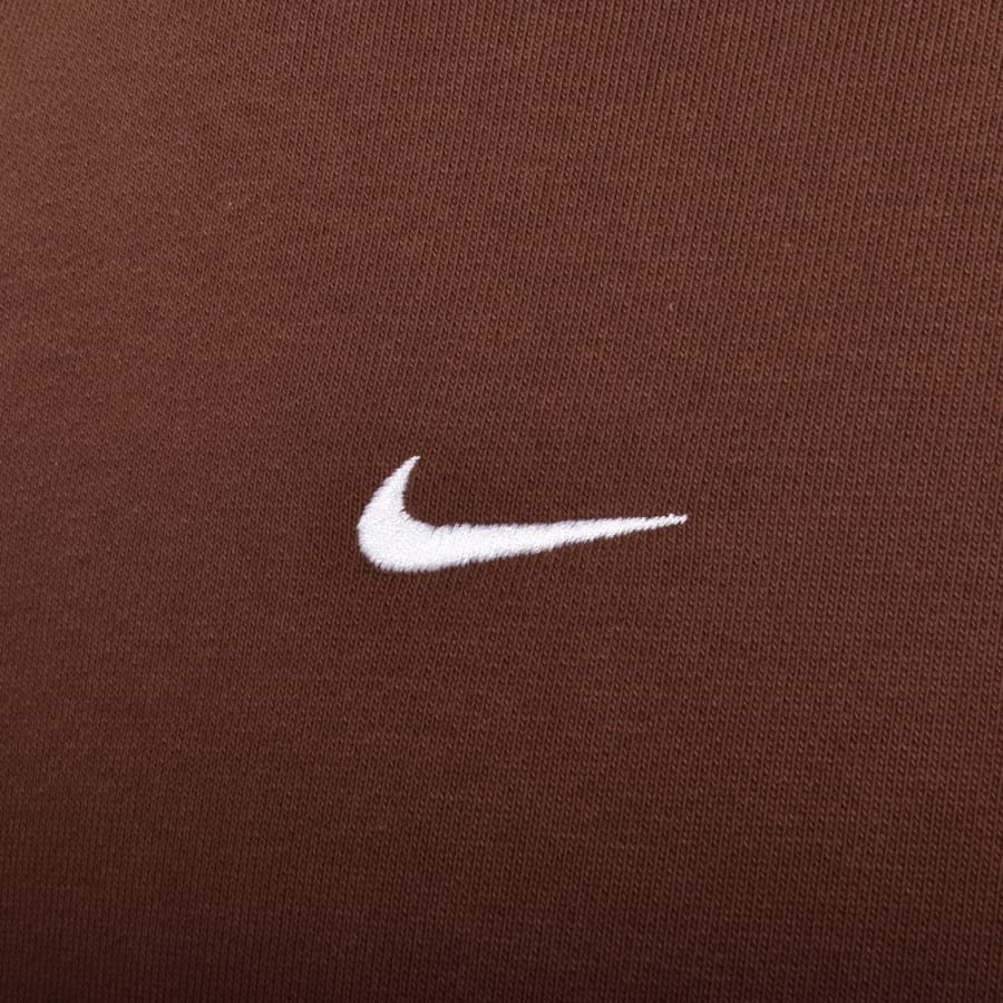 Image number 3 for Nike Solo Swoosh Hoodie Brown