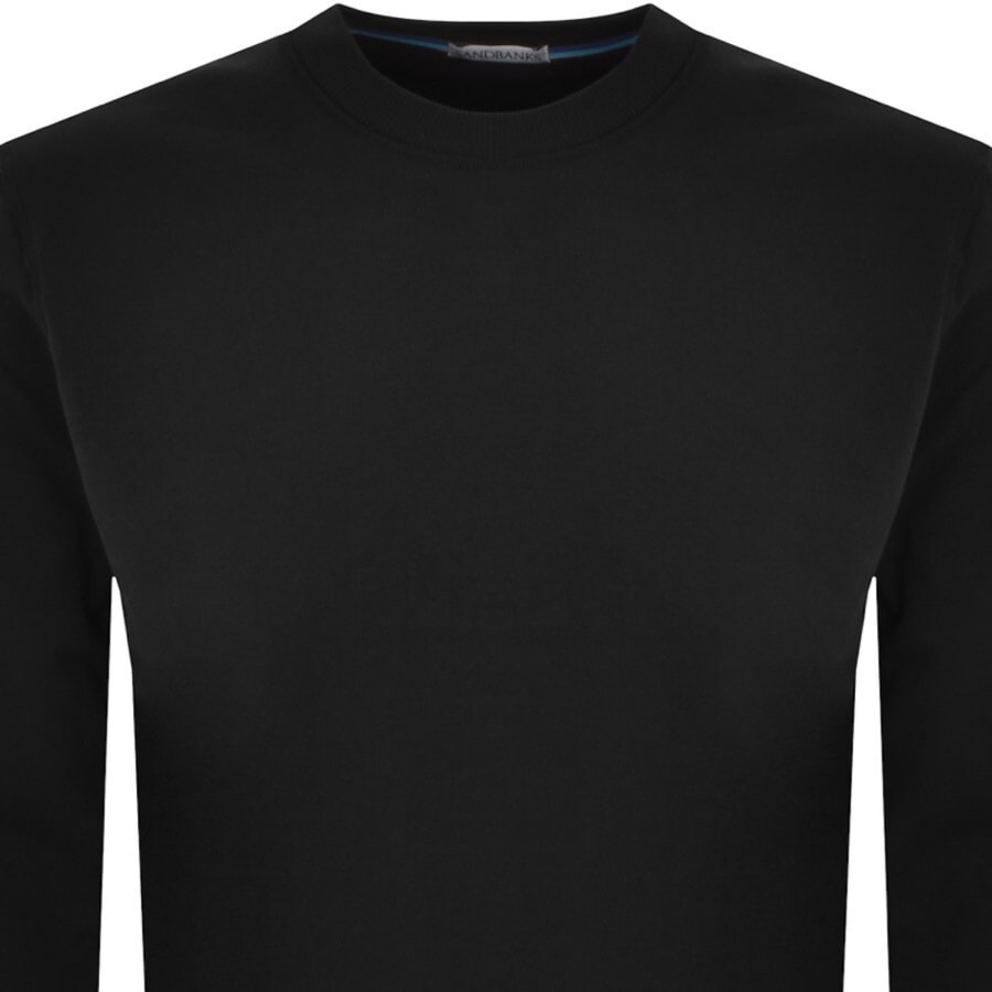 Image number 2 for Sandbanks Badge Logo Sweatshirt Black