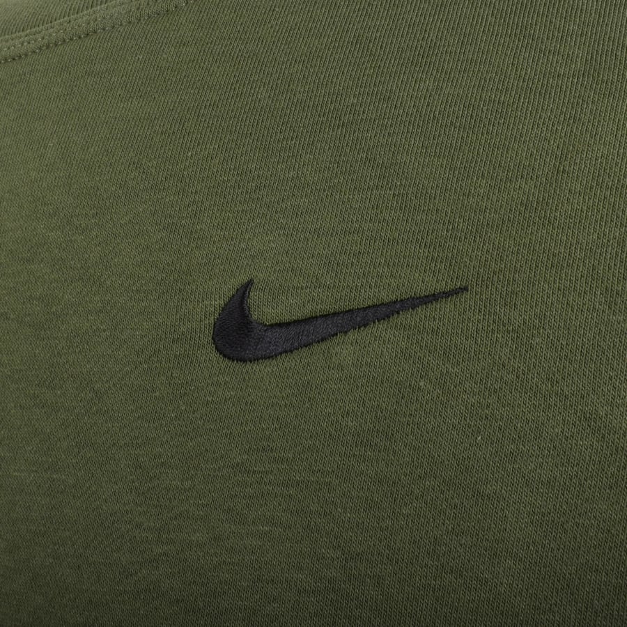 Image number 3 for Nike Club Swoosh Sweatshirt Khaki