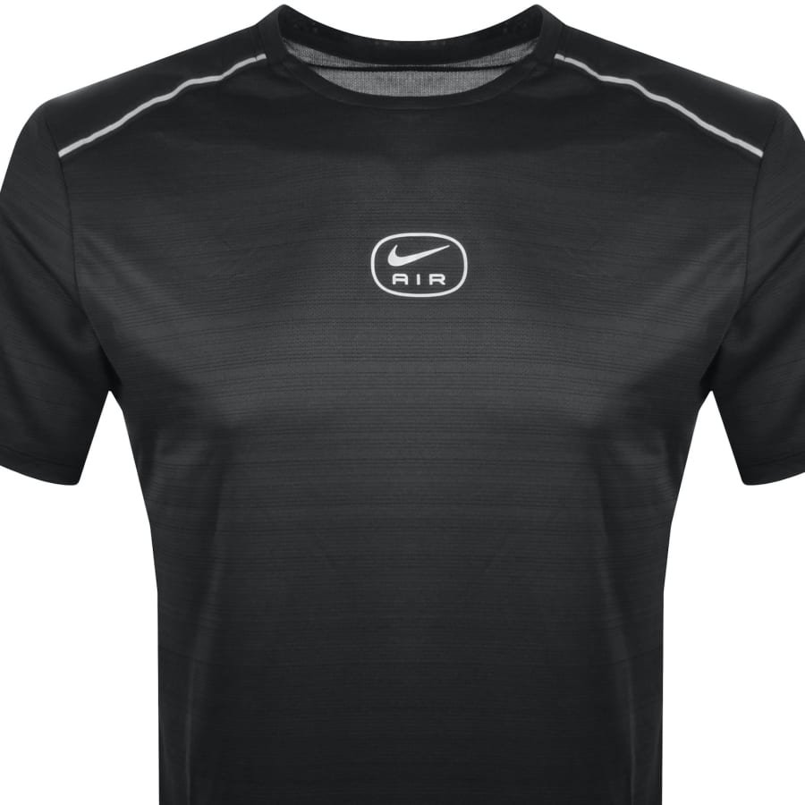 Image number 3 for Nike Sportswear Air Run Dri Fit T Shirt Black
