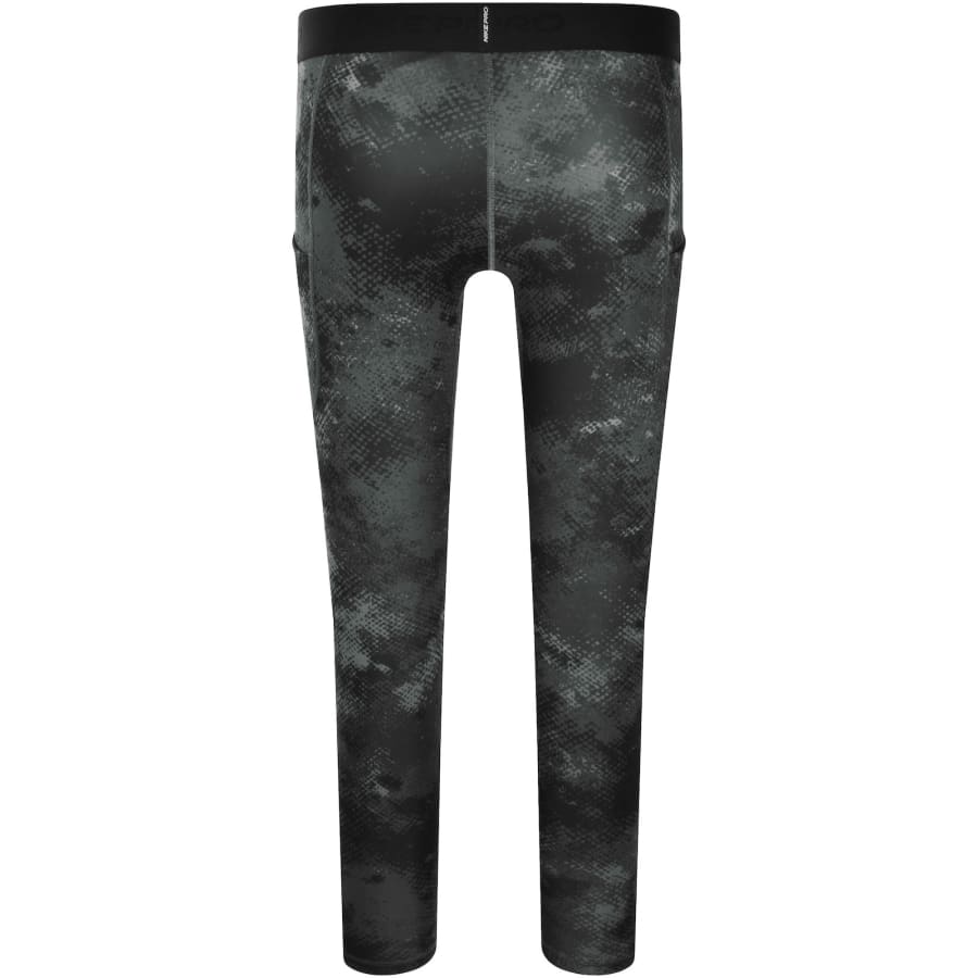 Image number 2 for Nike Training Compression Camo Tights Grey