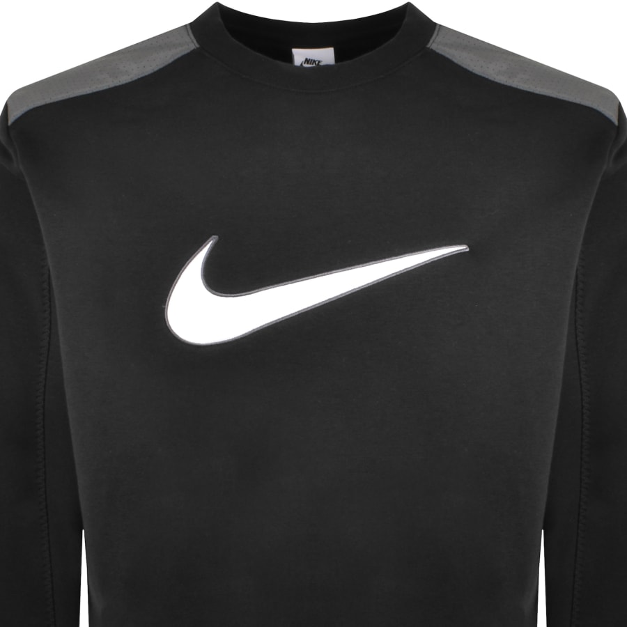 Image number 2 for Nike Sportswear Fleece Sweatshirt Black