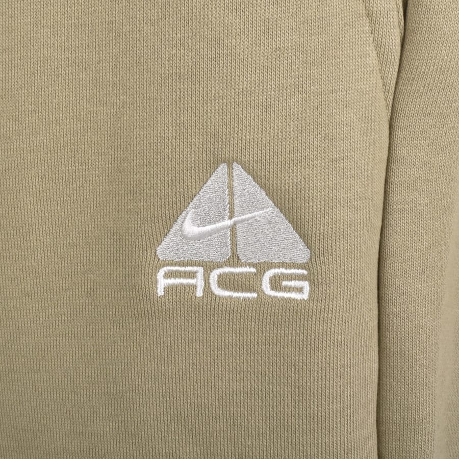 Image number 3 for Nike Logo Jogging Bottoms Khaki