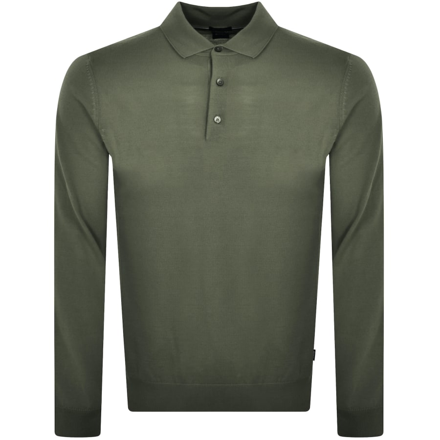 Image number 1 for BOSS Gemello Polo Knit Jumper Green