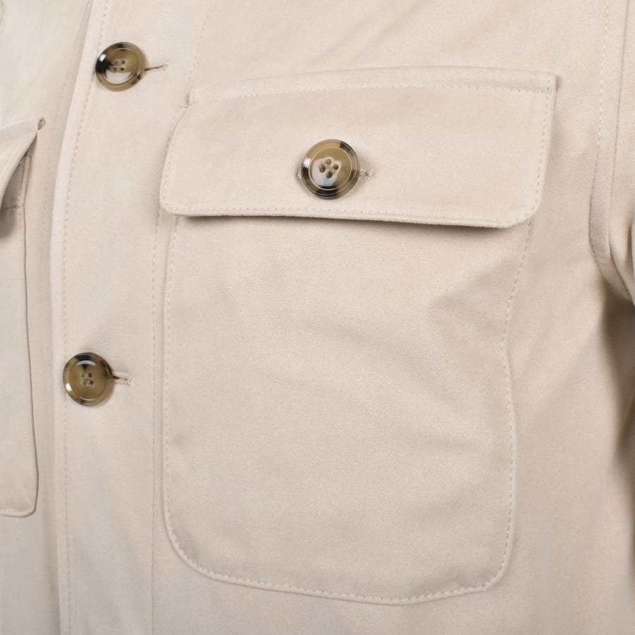 Image number 3 for BOSS C Carper Overshirt Beige