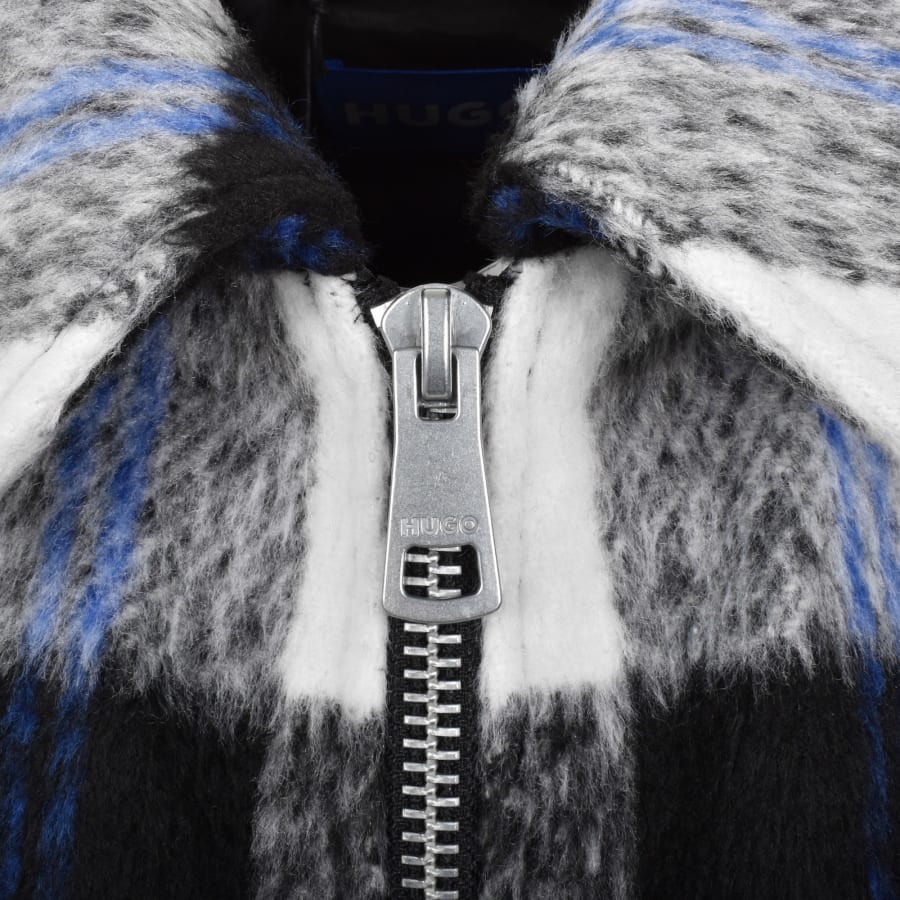Image number 4 for HUGO Blue Bruce Relaxed Fit Jacket White