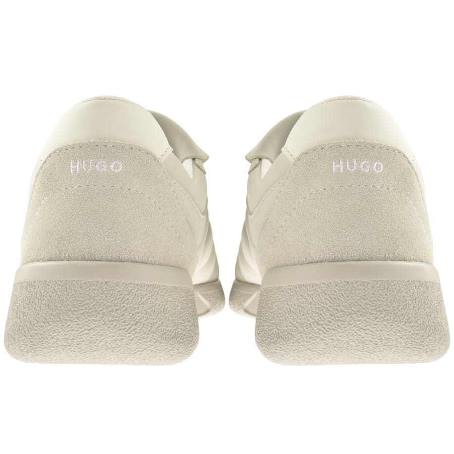 Image number 2 for HUGO Riven Tennis Trainers Light Beige