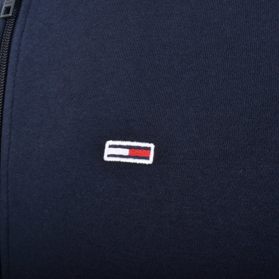 Image number 3 for Tommy Jeans Flag Logo Full Zip Hoodie Navy