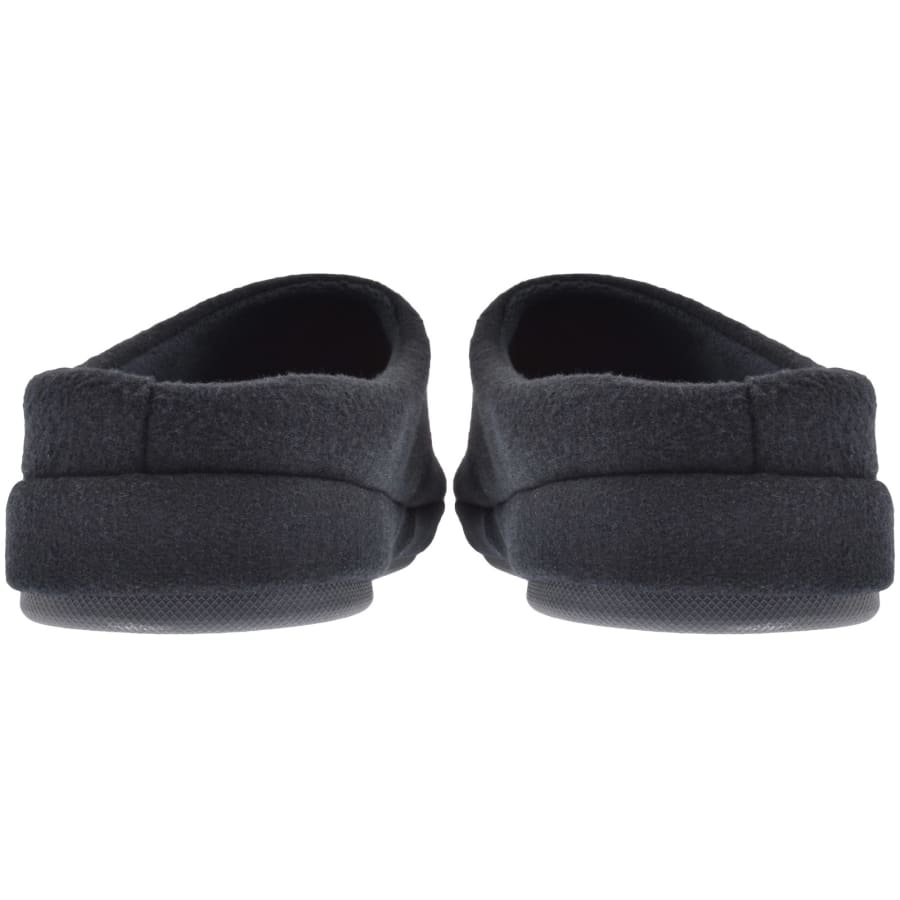 Image number 3 for Tommy Hilfiger Logo Felt Slippers Navy