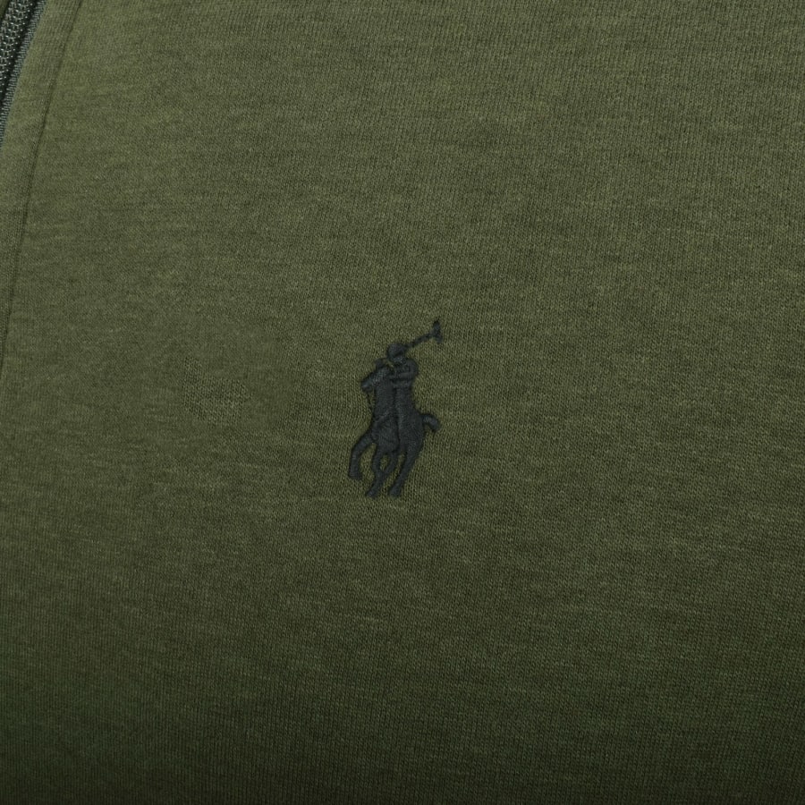 Image number 3 for Ralph Lauren Quarter Zip Sweatshirt Green