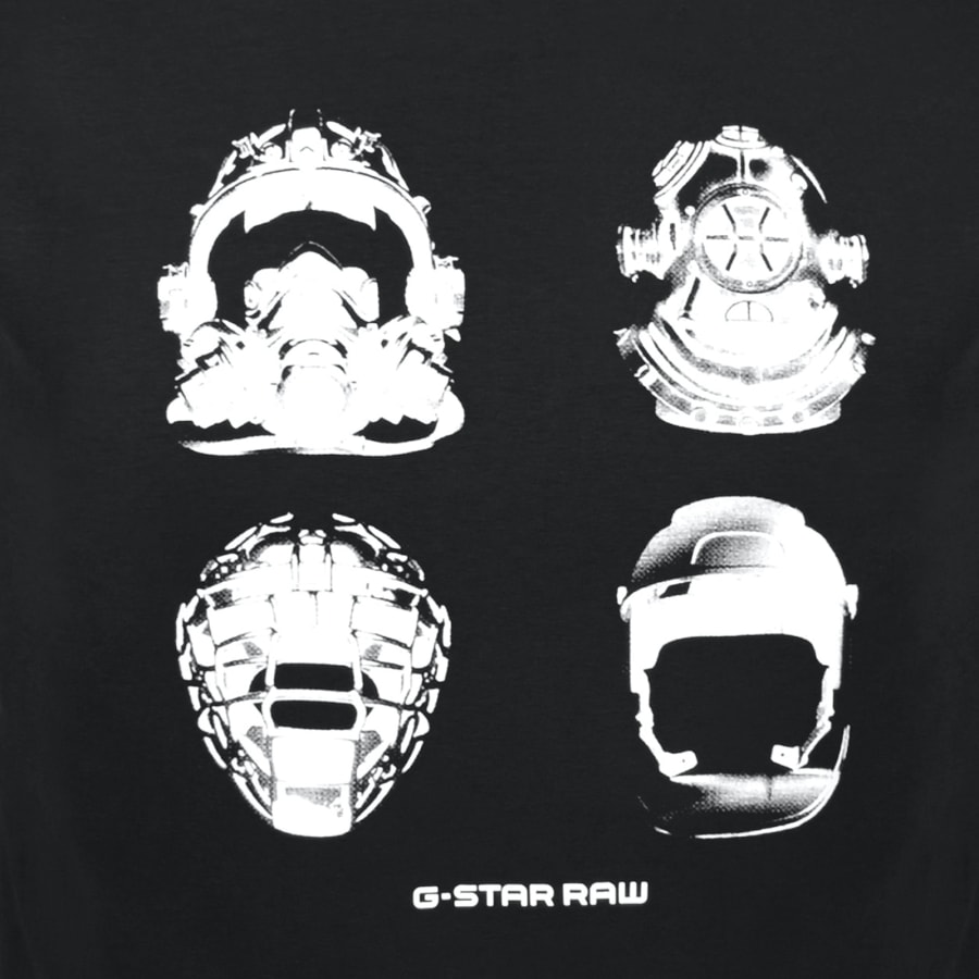 Image number 3 for G-Star Masks Graphic T Shirt Black