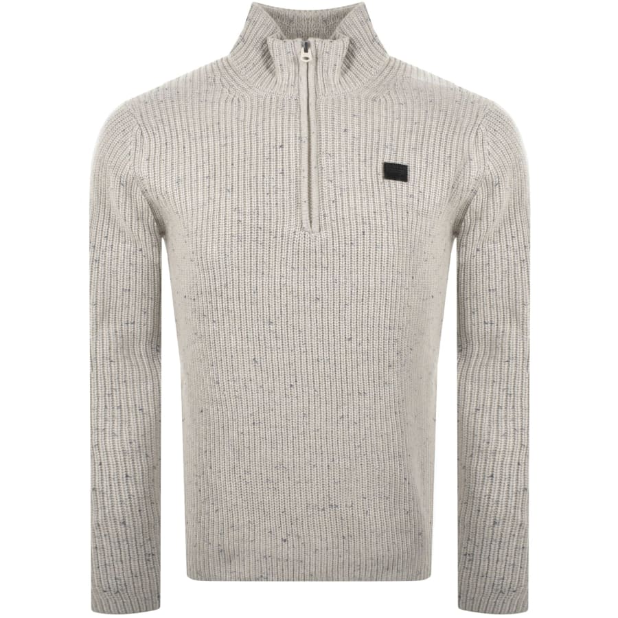 Image number 1 for G-Star Skipper Quarter Zip Regular Fit Jumper Grey