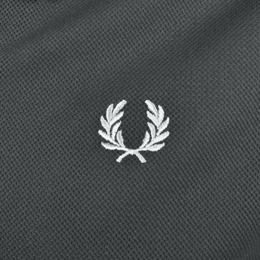 Image number 3 for Fred Perry Compress Mesh Revere Shirt Grey