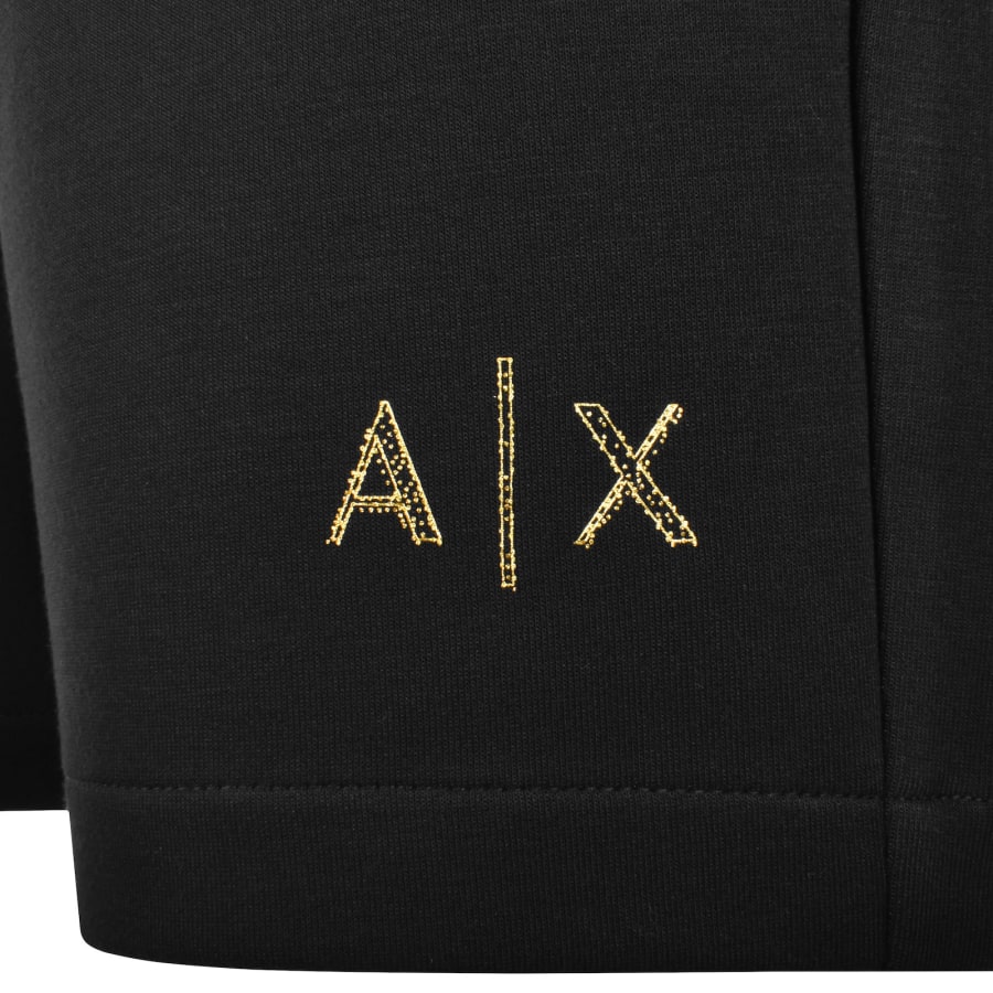 Image number 3 for Armani Exchange Jersey Shorts Black
