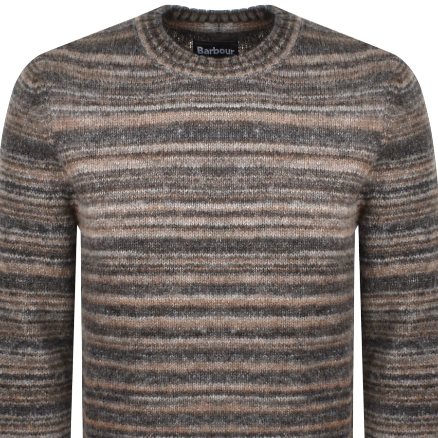 Image number 2 for Barbour Pateley Knit Jumper Grey