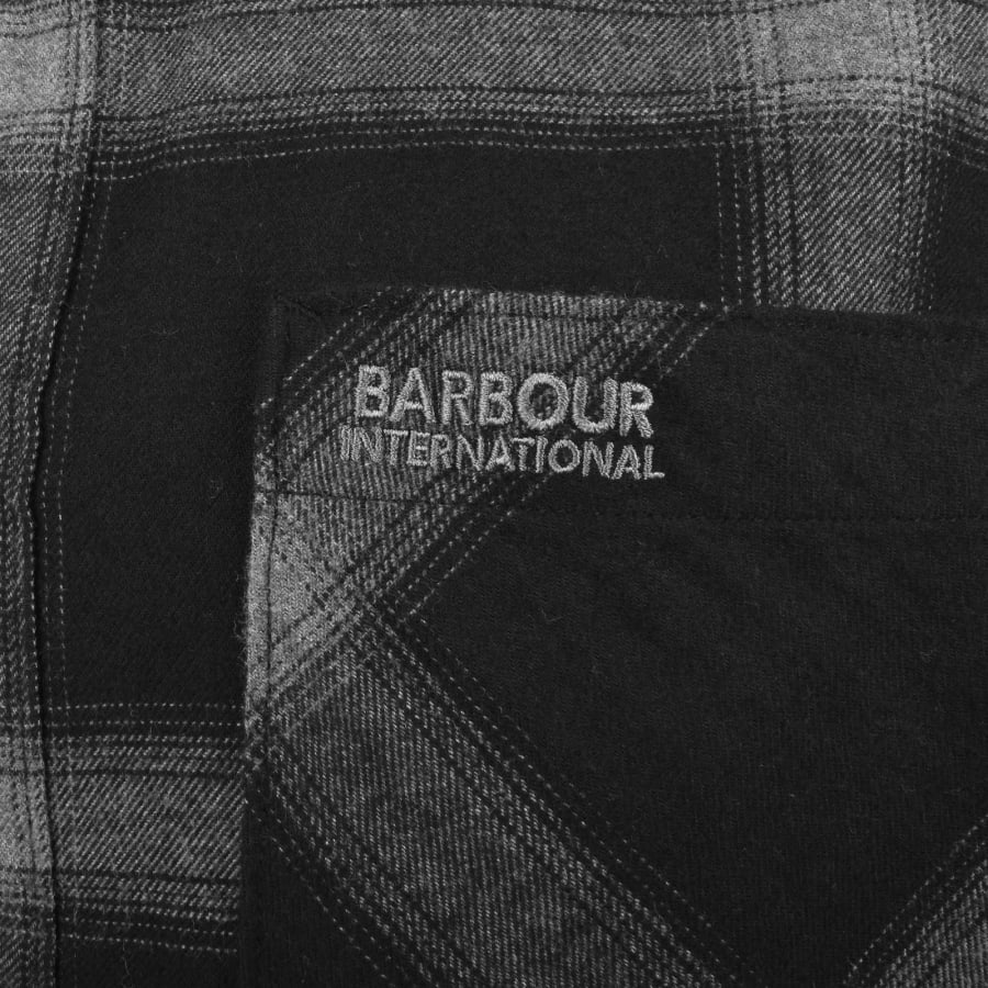 Image number 3 for Barbour International Fenton Oxford Shirt Black