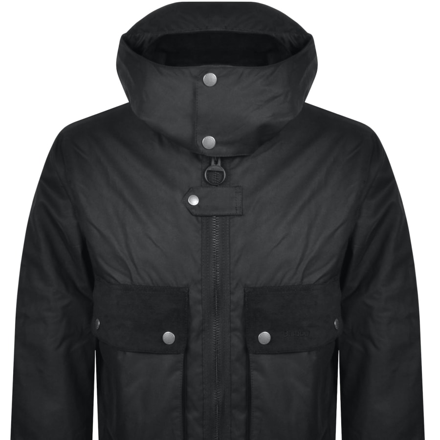 Barbour Spey Wax Jacket Black | Mainline Menswear ca