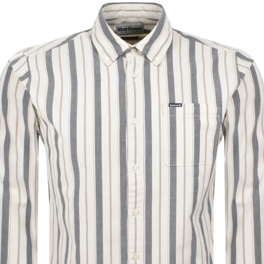 Image number 2 for Barbour Longrock Striped Shirt Whisper