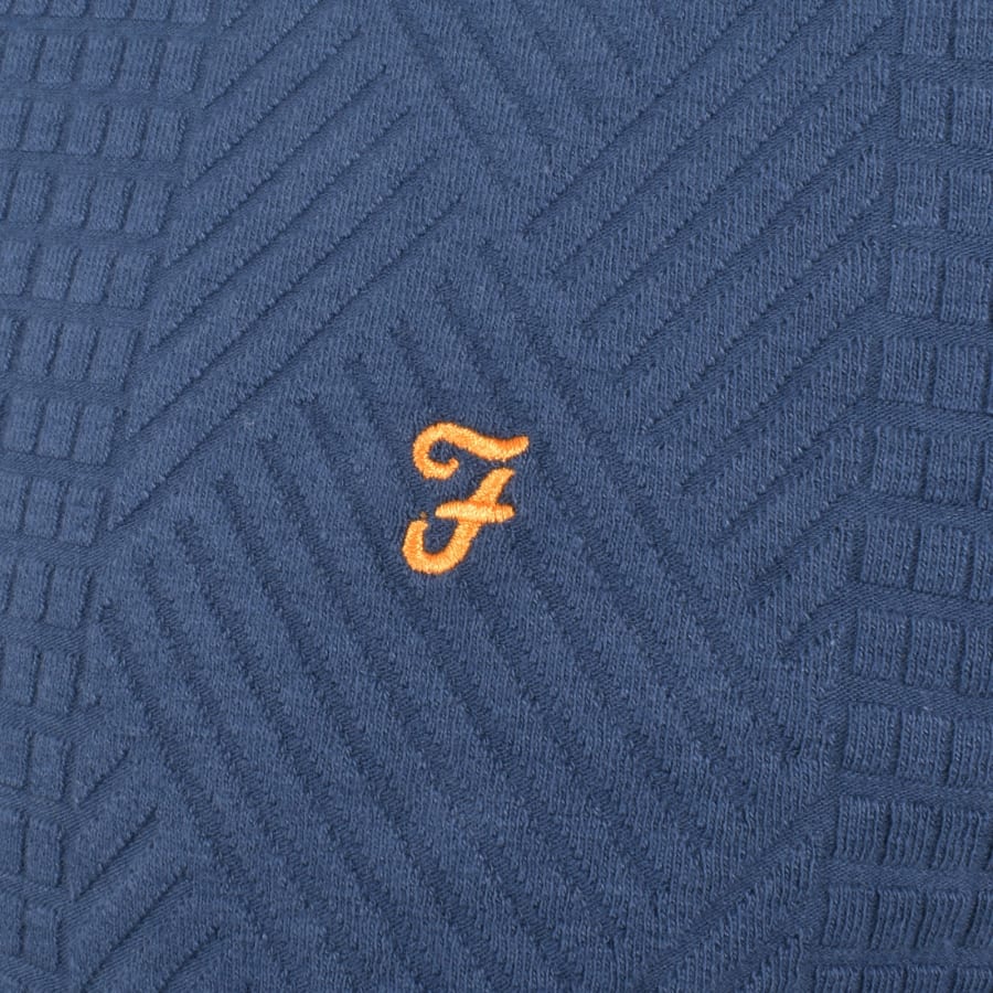 Image number 3 for Farah Rainer Polo T Shirt Blue