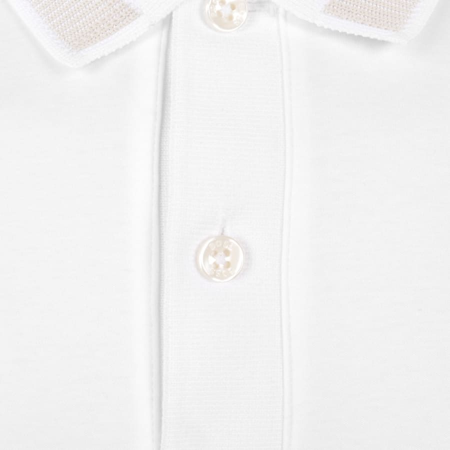 Image number 3 for BOSS H Phillipson Slim Fit Polo T Shirt White