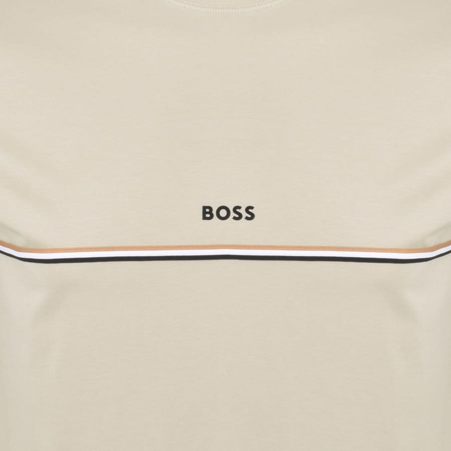 Image number 3 for BOSS Unique T Shirt Beige