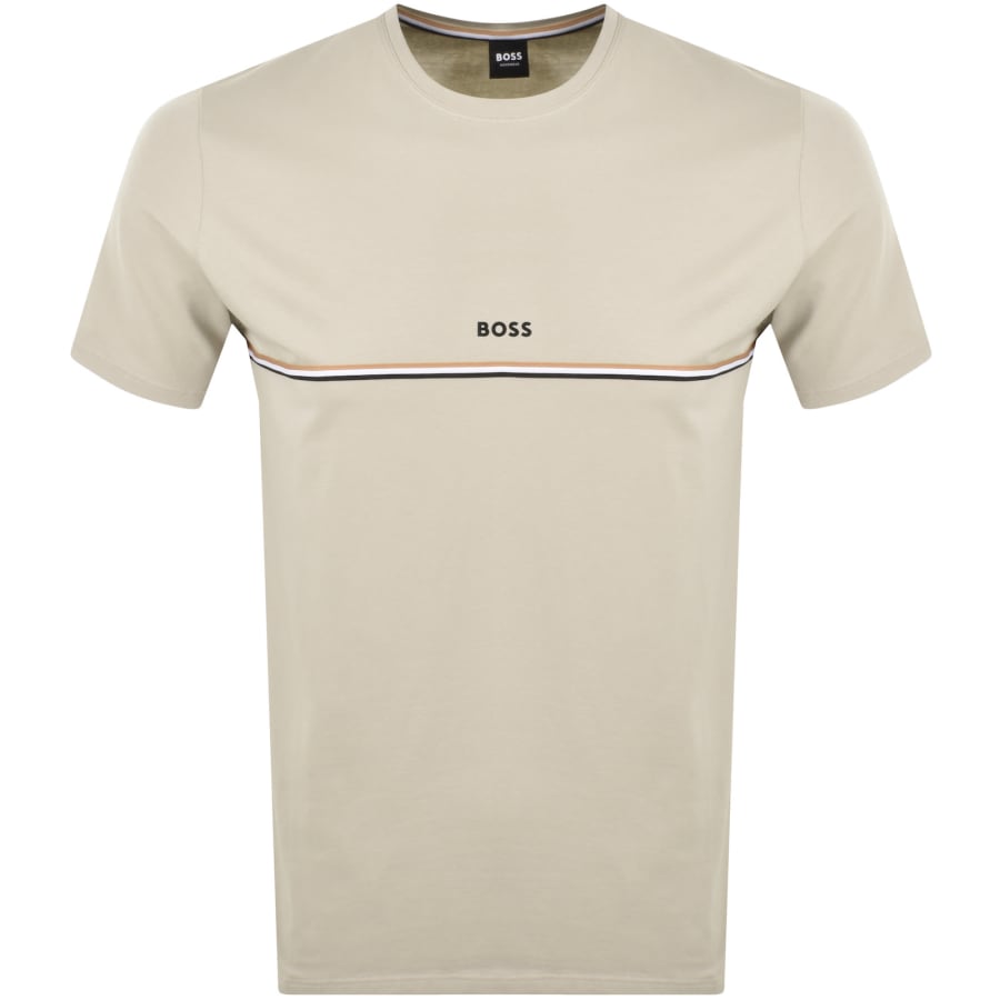 Image number 1 for BOSS Unique T Shirt Beige