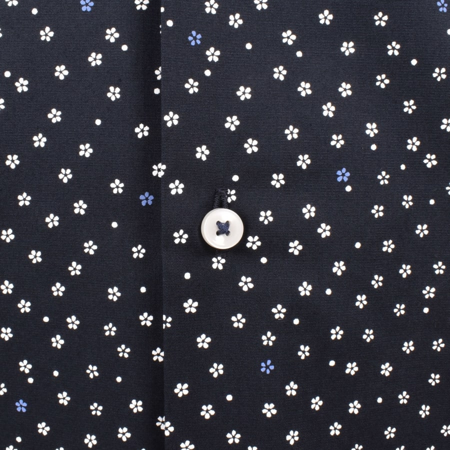 Image number 3 for BOSS H Hank Kent C1 Slim Fit Shirt Navy