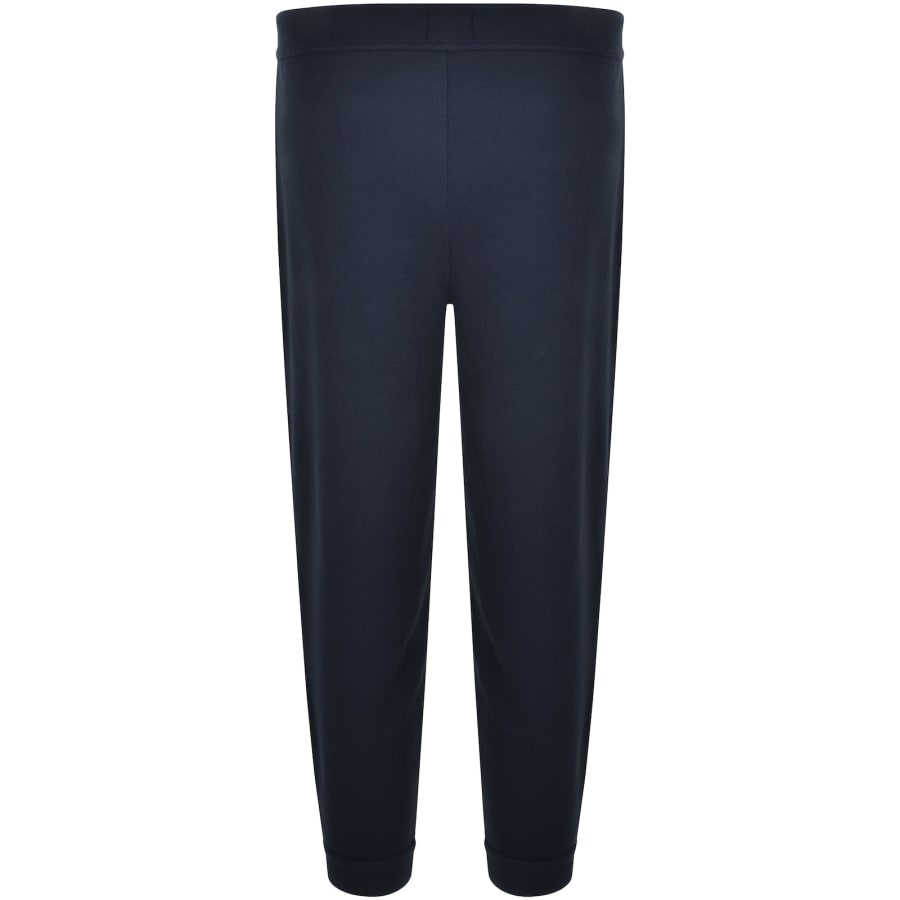 Image number 2 for BOSS Waffle Cuff Joggers Navy