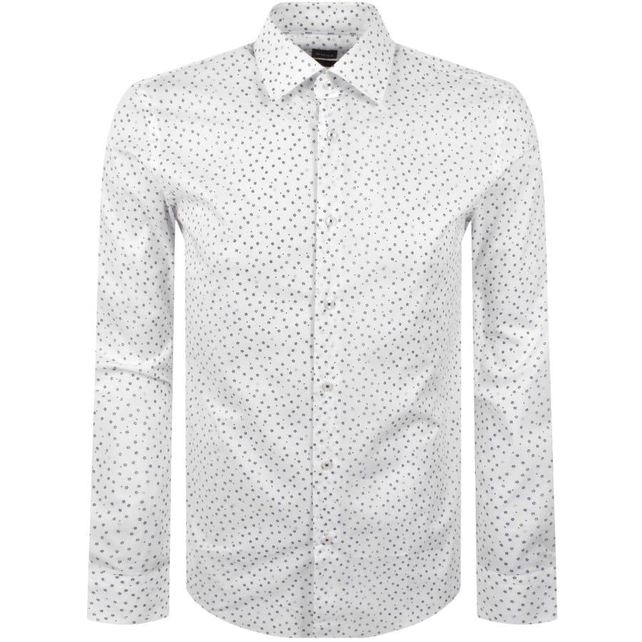 Image number 1 for BOSS H Hank Kent C1 Slim Fit Shirt White