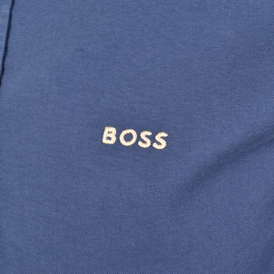 Image number 3 for BOSS H Roan Slim Fit Shirt Blue