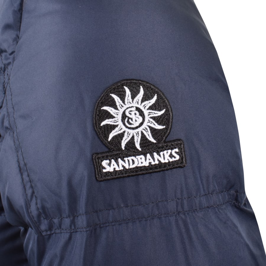 Image number 4 for Sandbanks Biker Micro Jacket Navy