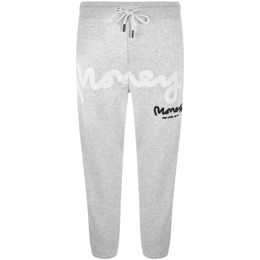 Image number 3 for Money Layered Logo Hooded Tracksuit Grey