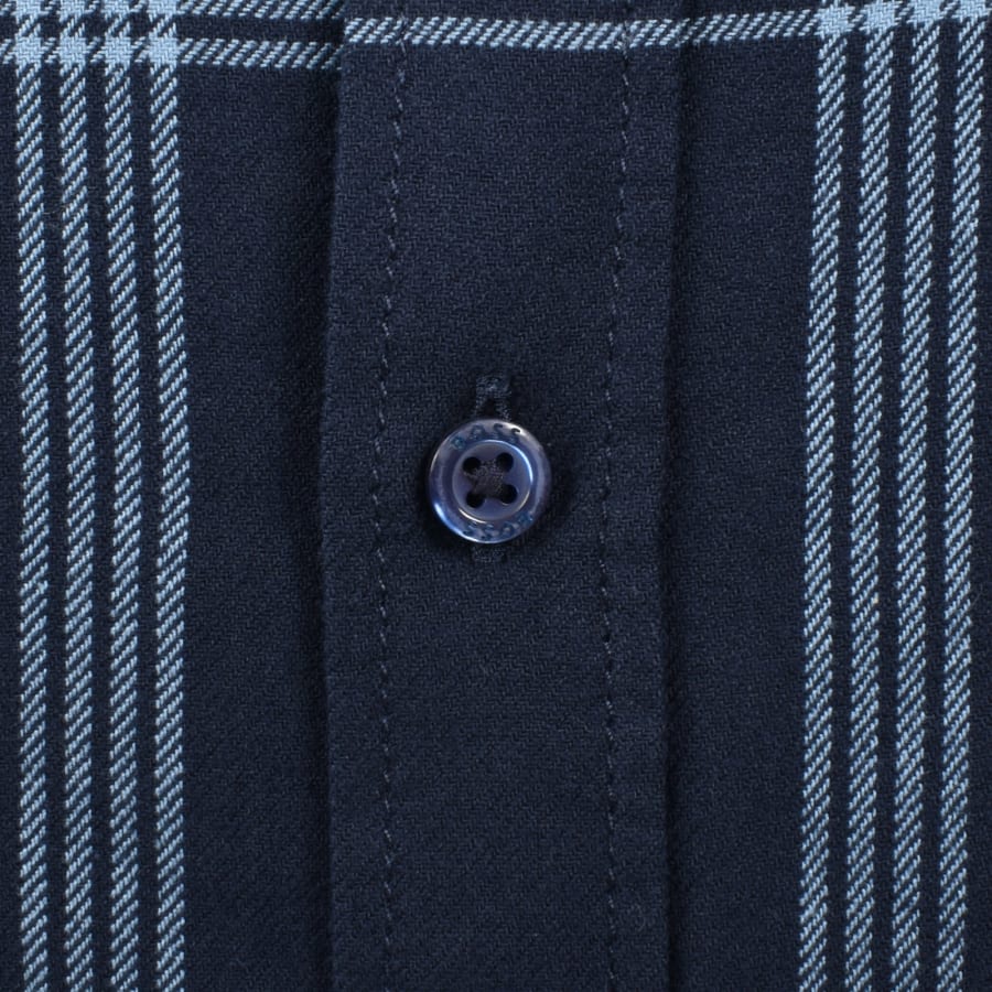 Image number 4 for BOSS Rickert Regular Fit Shirt Dark Blue