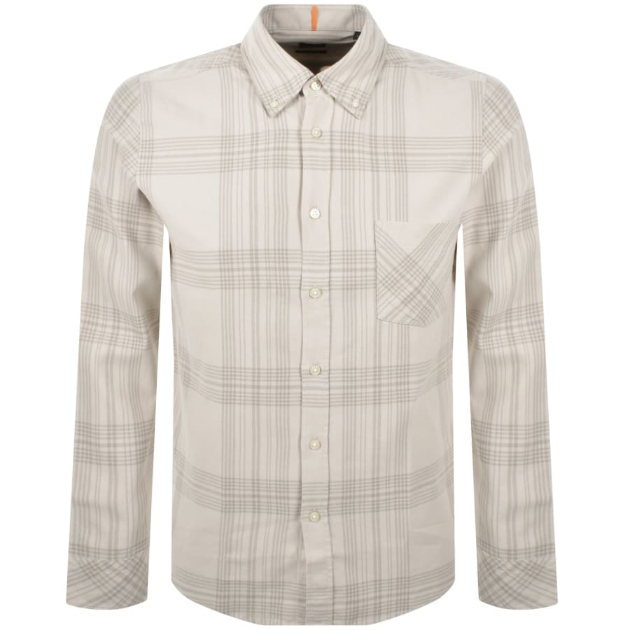 Image number 1 for BOSS Rickert Regular Fit Shirt Light Beige