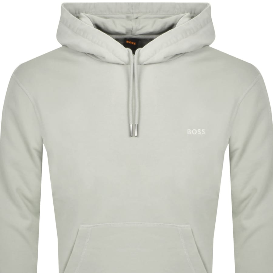Image number 2 for BOSS WePeach Pullover Hoodie Beige