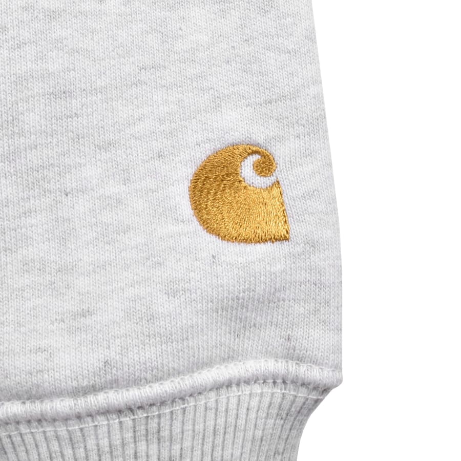 Image number 3 for Carhartt WIP Chase Hoodie Ash Heather
