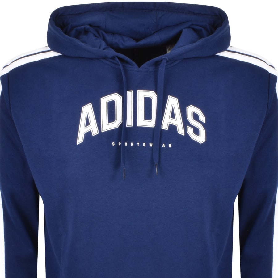 Image number 2 for adidas Sportswear Collegiate Hoodie Dark Blue