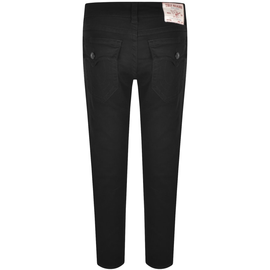 Image number 3 for True Religion Rocco Flap Jeans Black