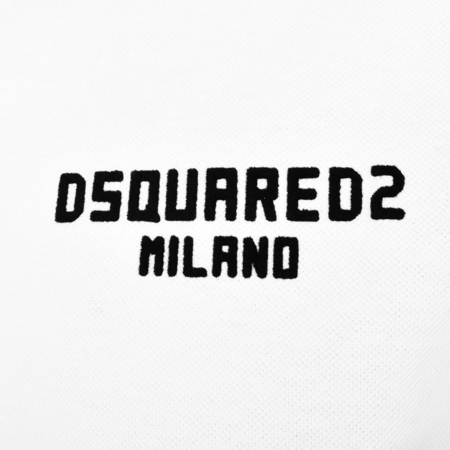 Image number 3 for DSQUARED2 Polo T Shirt White