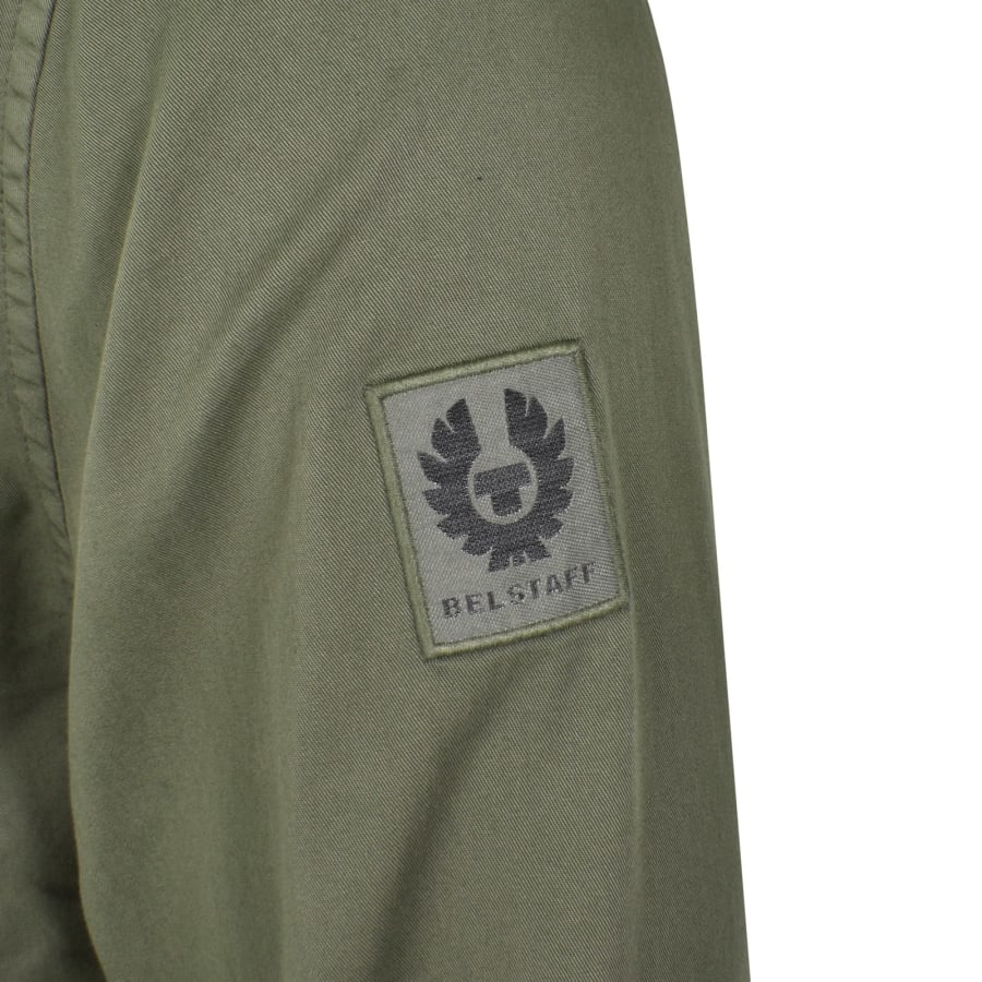 Image number 4 for Belstaff Scale Long Sleeved Shirt Green