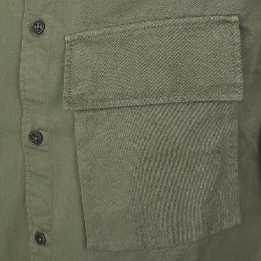 Image number 5 for Belstaff Scale Long Sleeved Shirt Green