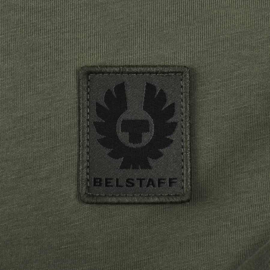 Image number 3 for Belstaff Short Sleeve Logo T Shirt Green