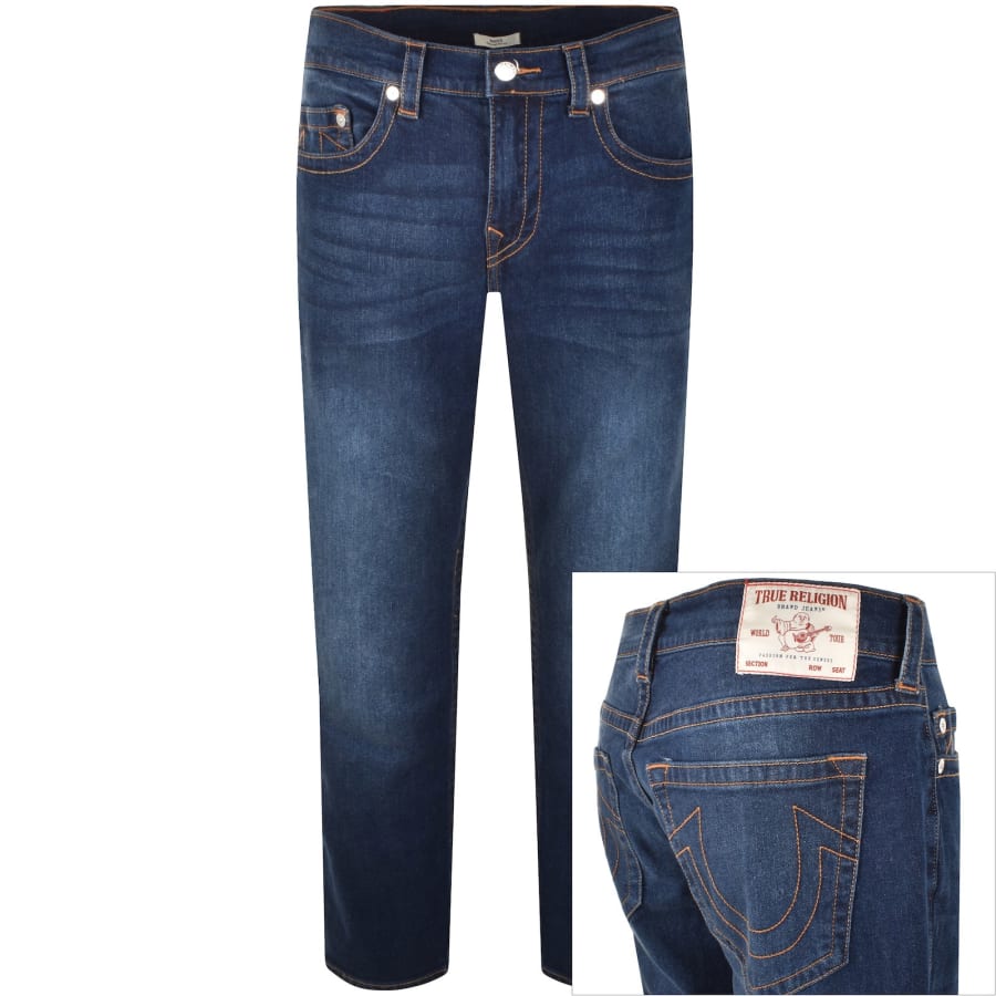 Image number 1 for True Religion Rocco Dark Wash Skinny Jeans