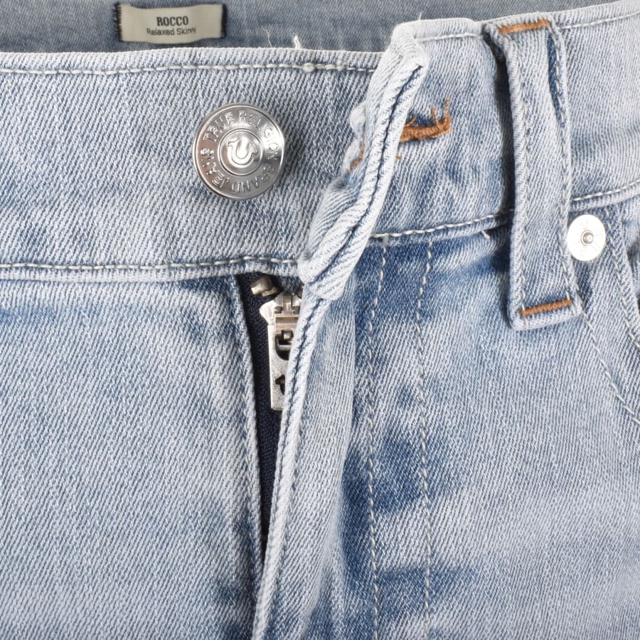 Image number 5 for True Religion Rocco Light Wash Skinny Jeans