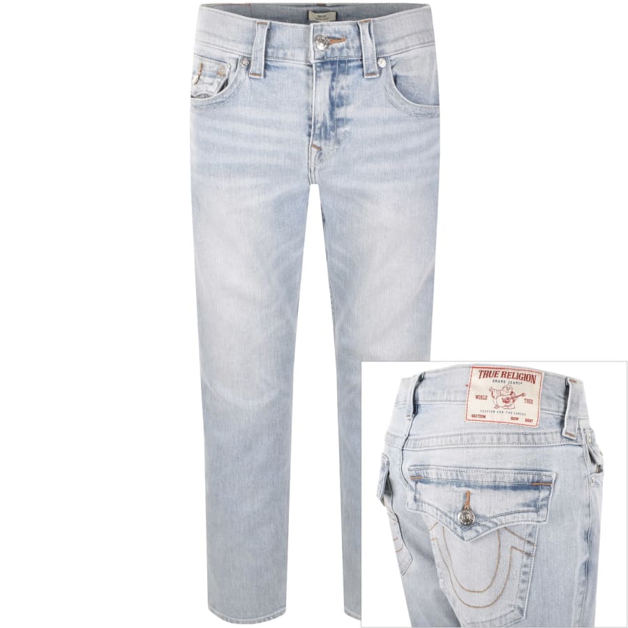 Image number 1 for True Religion Rocco Light Wash Skinny Jeans