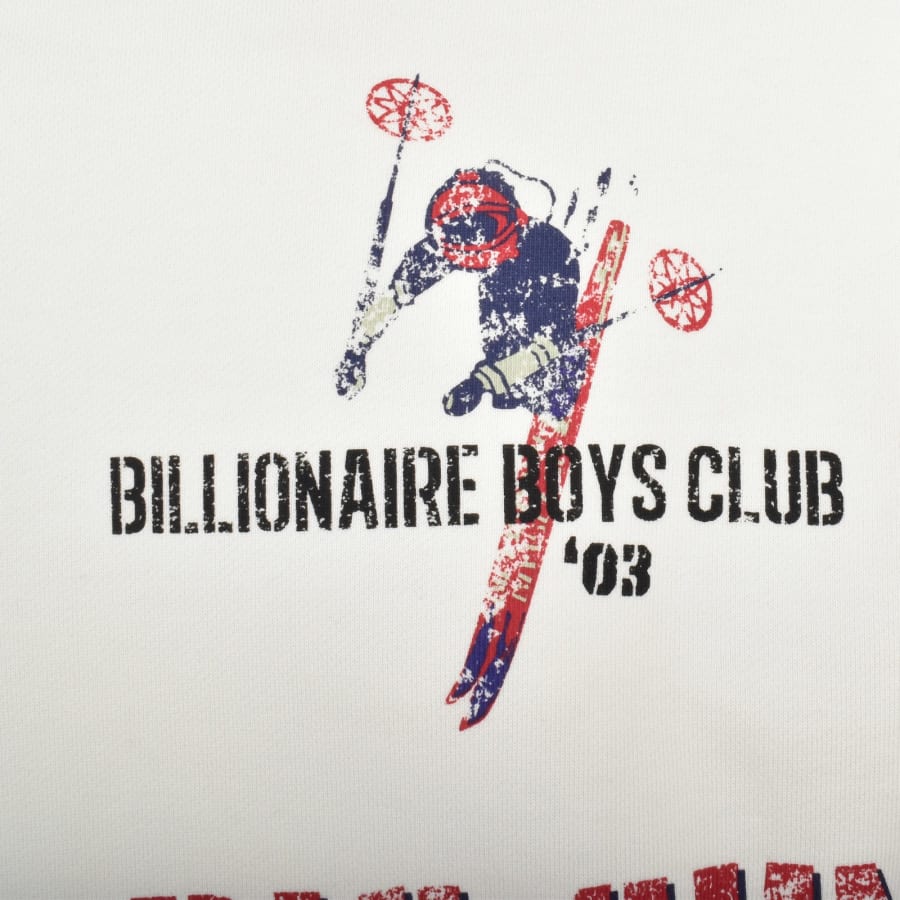 Image number 3 for Billionaire Boys Club World Ski Hoodie Ivory