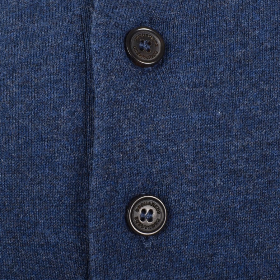 Image number 4 for DSQUARED2 Knit Polo T Shirt Navy
