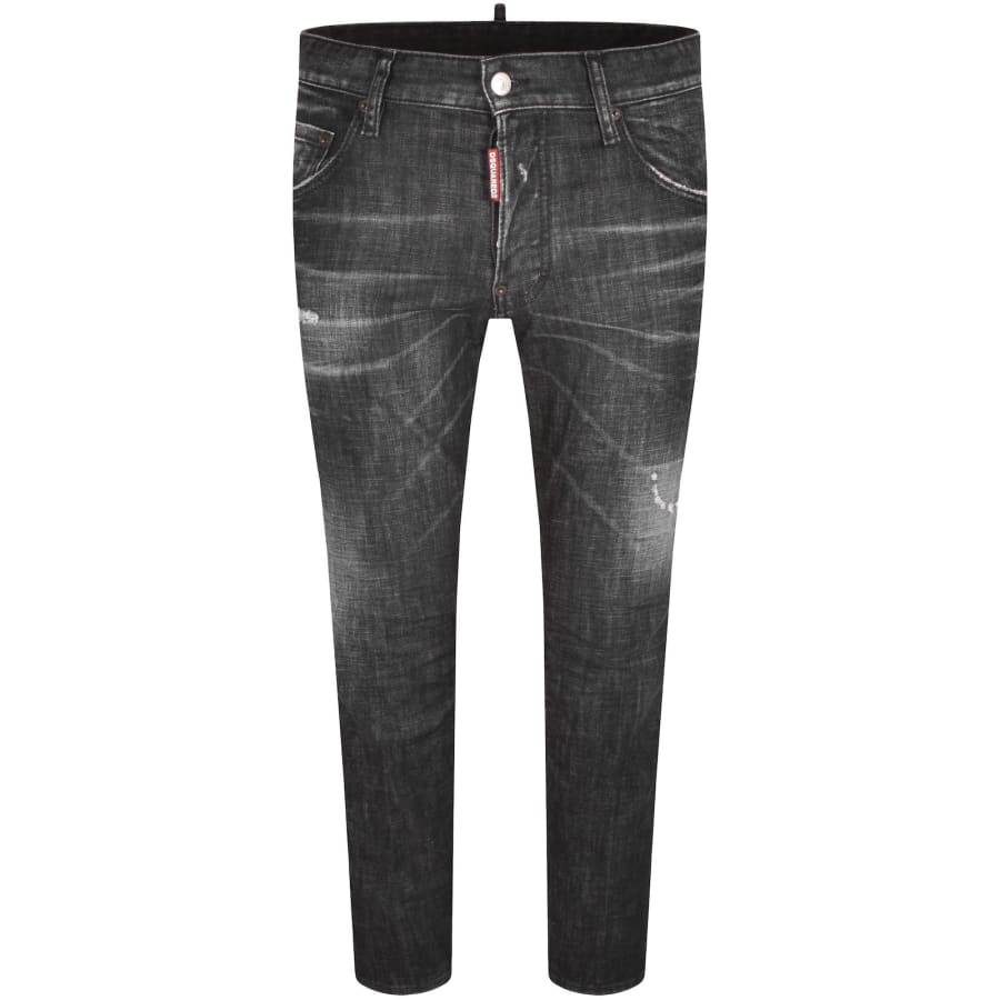 Image number 2 for DSQUARED2 Skater Slim Fit Jeans Black
