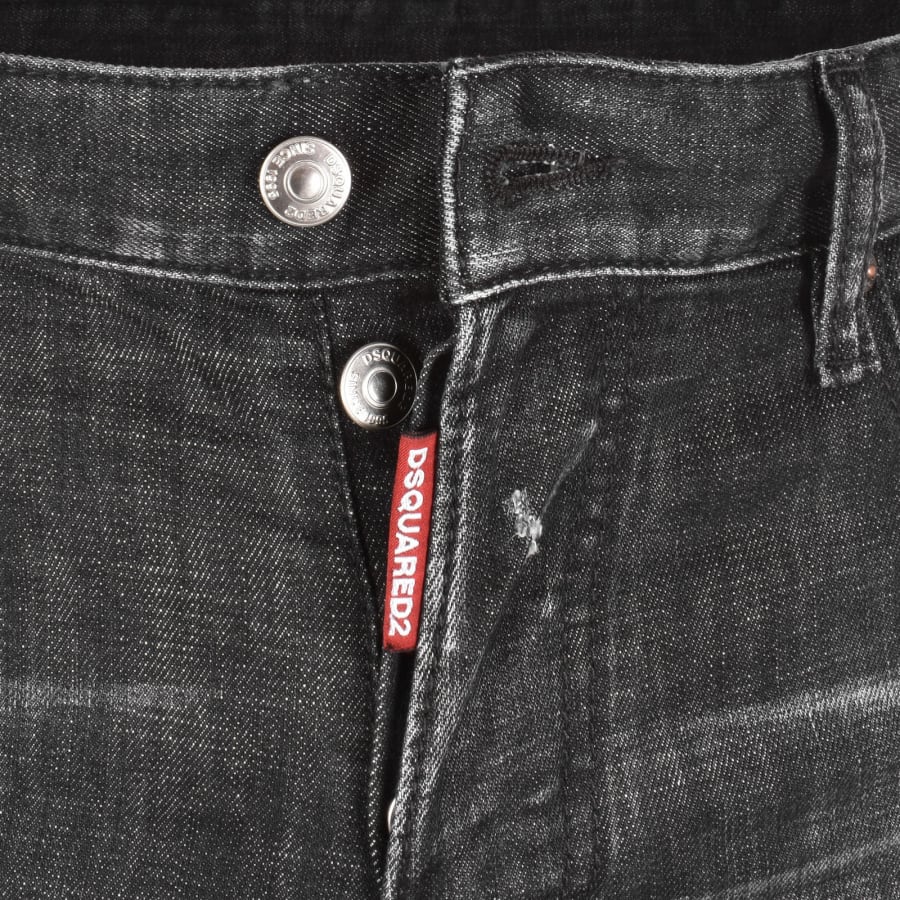 Image number 5 for DSQUARED2 Skater Slim Fit Jeans Black