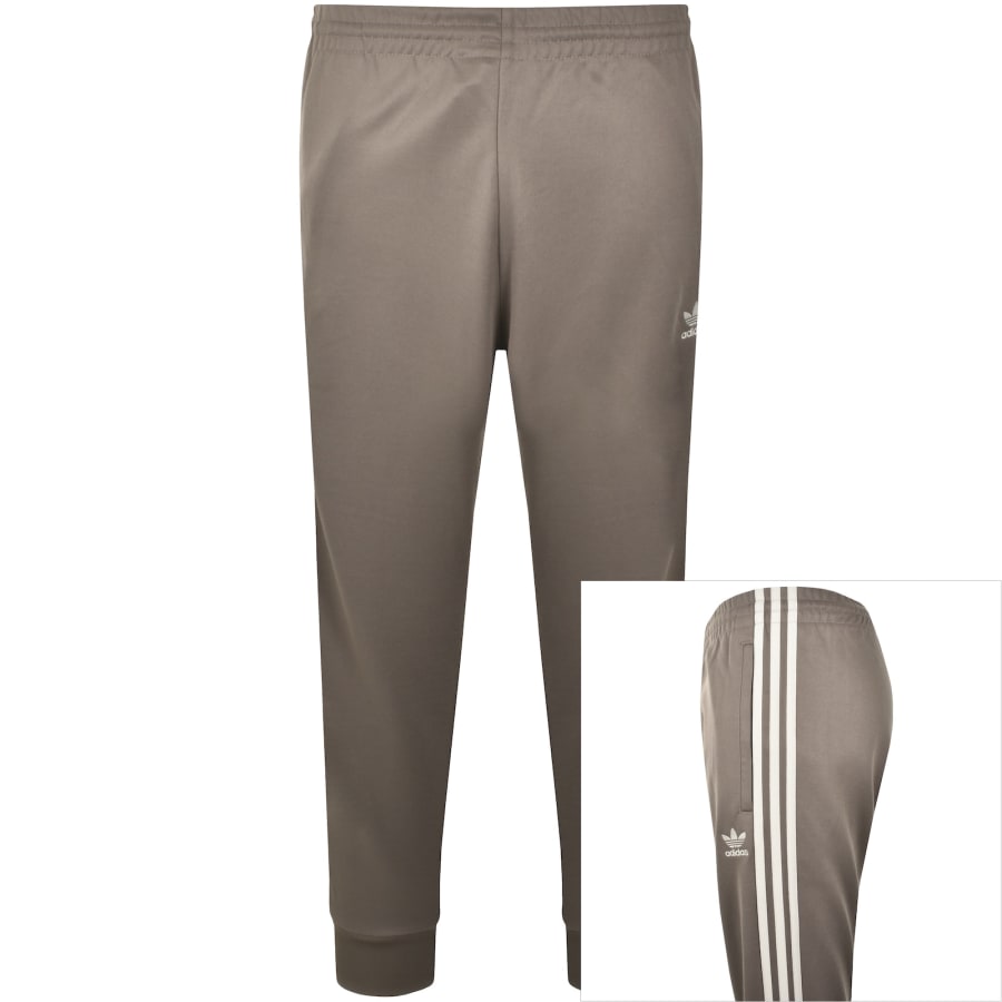 Image number 1 for adidas Orignals Superstar Joggers Brown